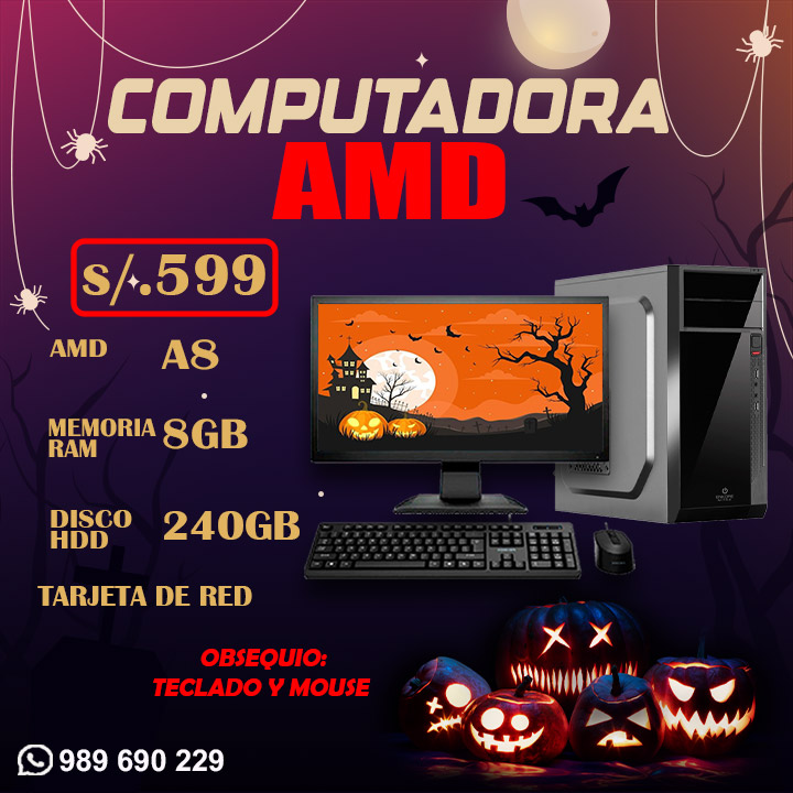 OFERTA ESPECIAL COMPUTADORA AMD 